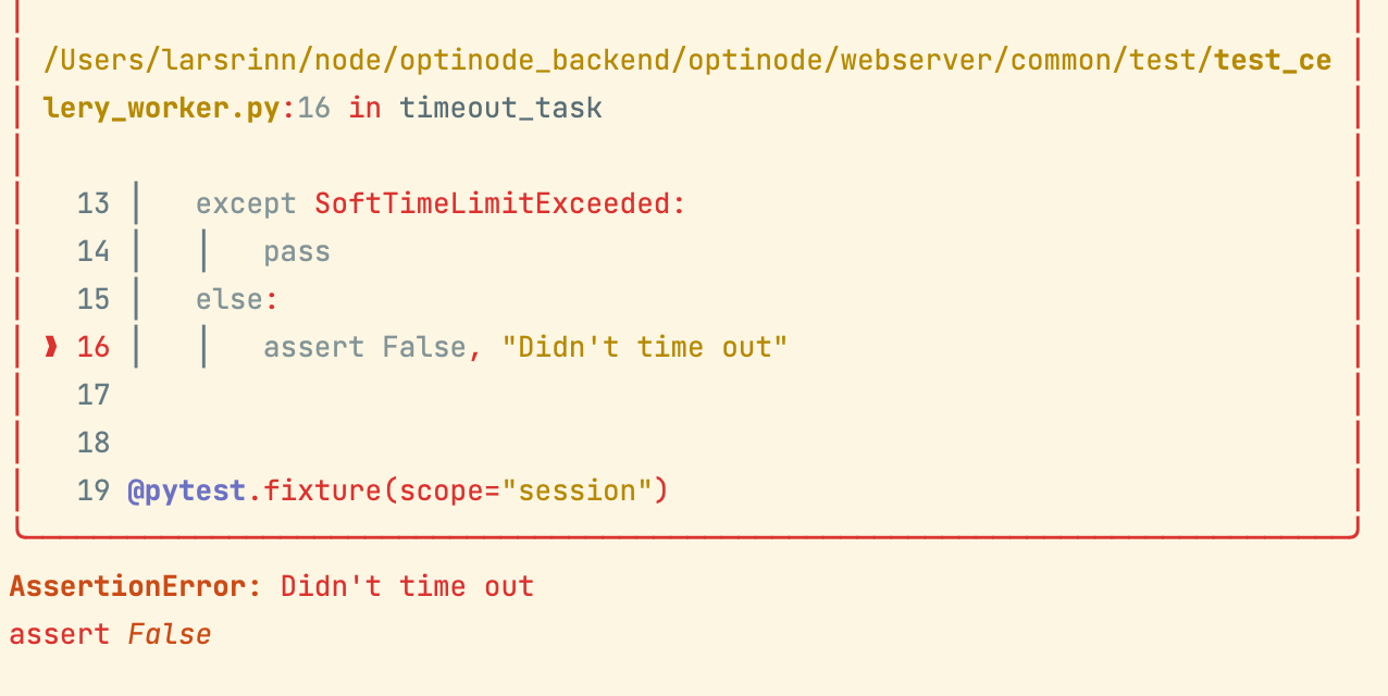 celery_workerFixture doesn't respect task options · Issue 7546