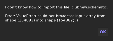 Minecraft Schematics Not Working Wold Edit