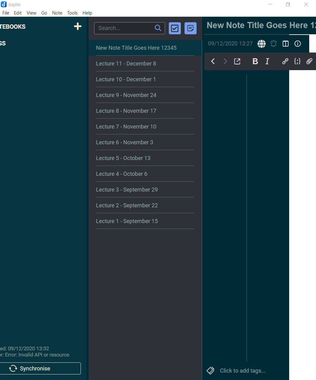 Naming a new note on a smaller screen pushes the editor/preview panel ...