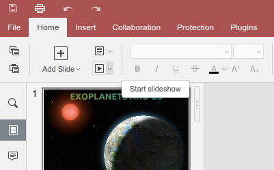 Start slideshow tooltip doesn't show keyboard shortcut · Issue #178 ...