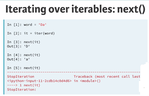 2 iterators vs iterables process