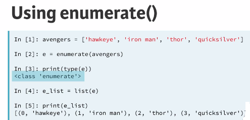 3 enumrate