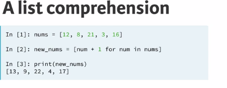 1 list-comprehension