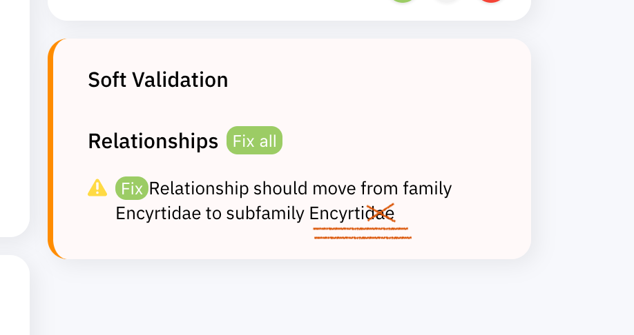[Bug]: Relationship soft validation *rendering* is not using the ...