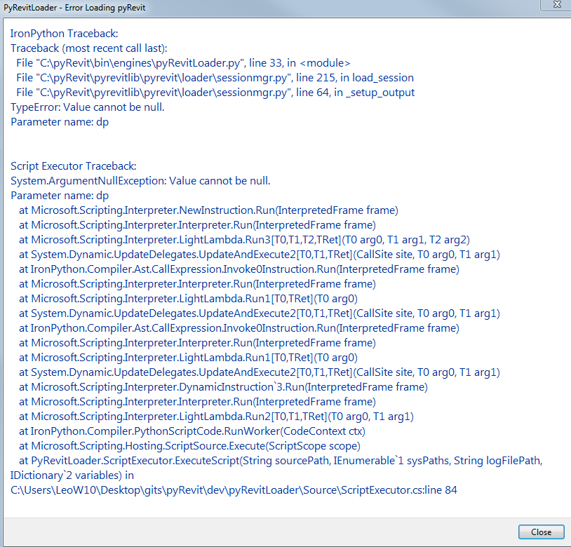 4.6.15 on Revit 2016 · Issue #524 · pyrevitlabs/pyRevit · GitHub