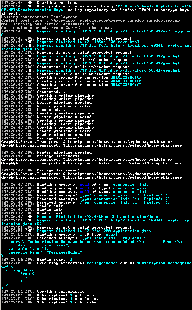 Could not subscribe to field 'MessageAdded'. · Issue #162 · graphql ...