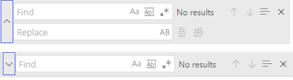 UI - Find and Replace has non intuitive arrow · Issue #120843 ...