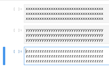 Pressing up when the cursor is at the top line of a code cell moves the ...