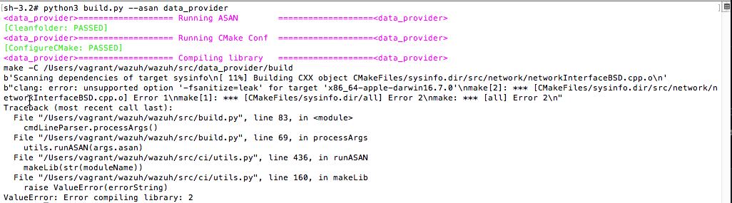Fix asan execution in all needed modules to make RTR --asan option ...