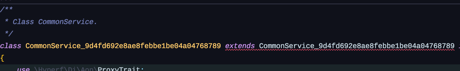 [BUG] 代理类缓存生成问题 · Issue #807 · hyperf/hyperf · GitHub