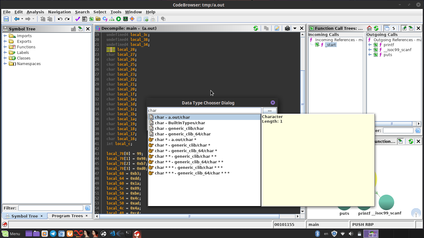 Rename or retype variables causing other variables to disappear ...