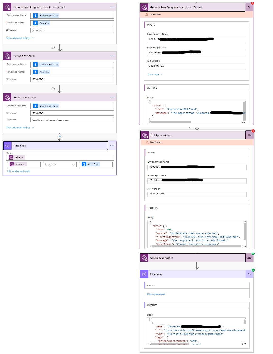 [PRODUCT BUG]: App not found · Issue #845 · microsoft/powerapps-tools ...