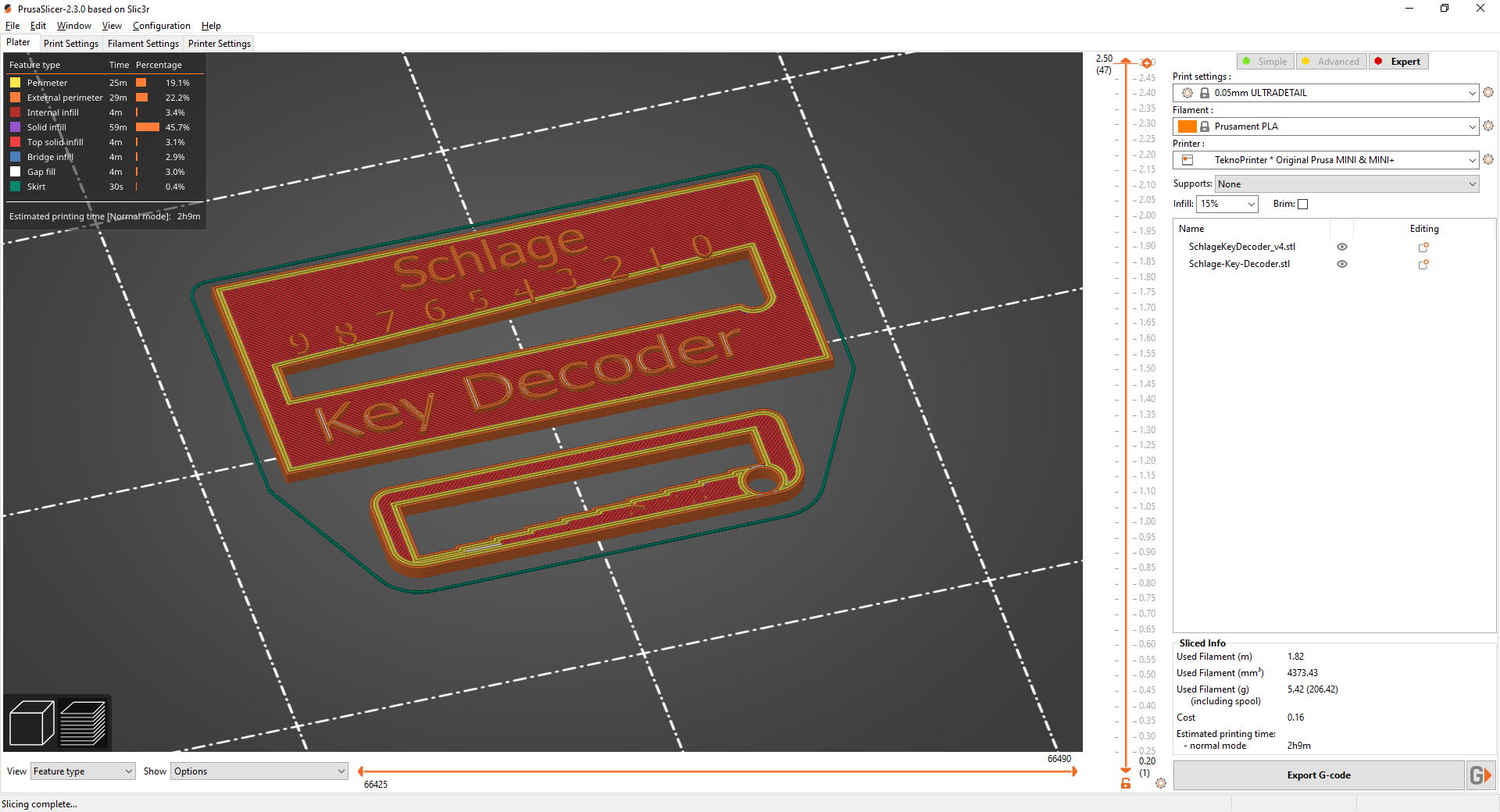 Sliced output missing top layer of text from model · Issue #6407 ...