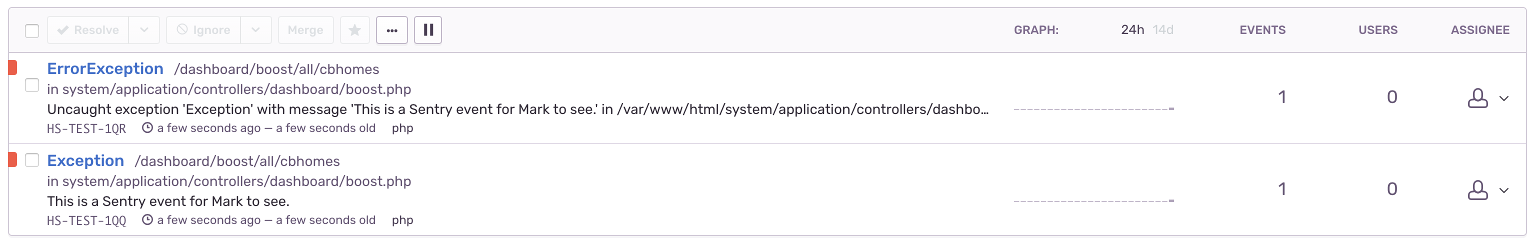 Duplicate issues