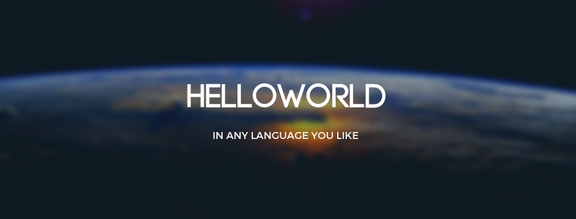 Hello world! 