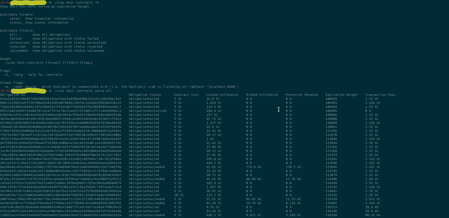 Api Sia @nielscastien adds API endpoint and siac command to show detailed ...
