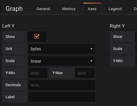 GUI representation of bits/bytes (IEC/metric) · Issue #22668 · grafana ...