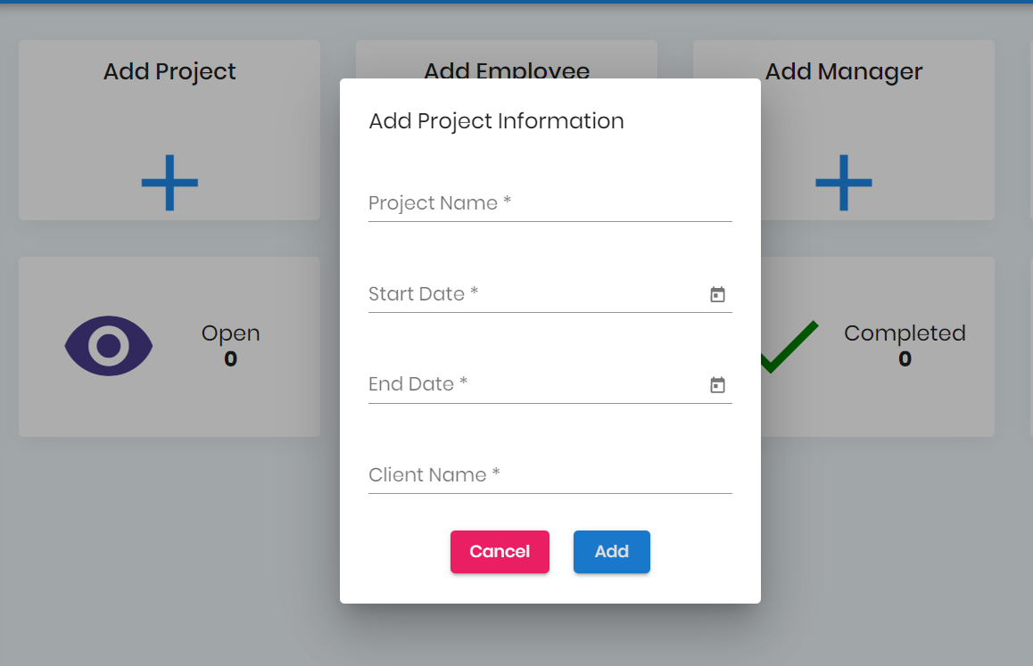 GitHub - shobhitnandi/Project-Management-Tracker: The project is aimed ...