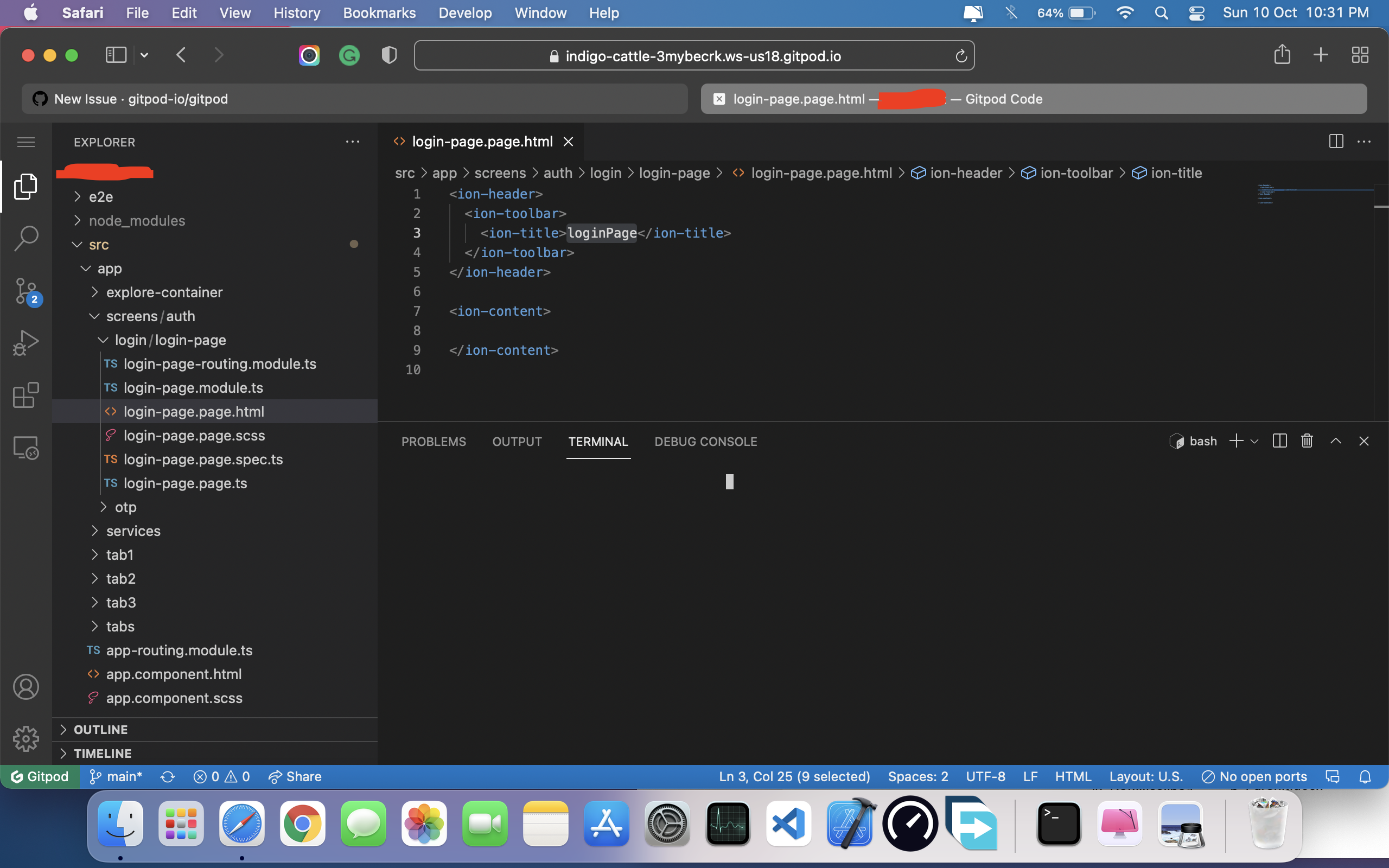 Text in terminal not visible on Safari · Issue #6140 · gitpod-io/gitpod ...