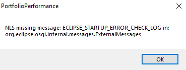 Install Error Message · Issue #2249 · portfolio-performance/portfolio ...