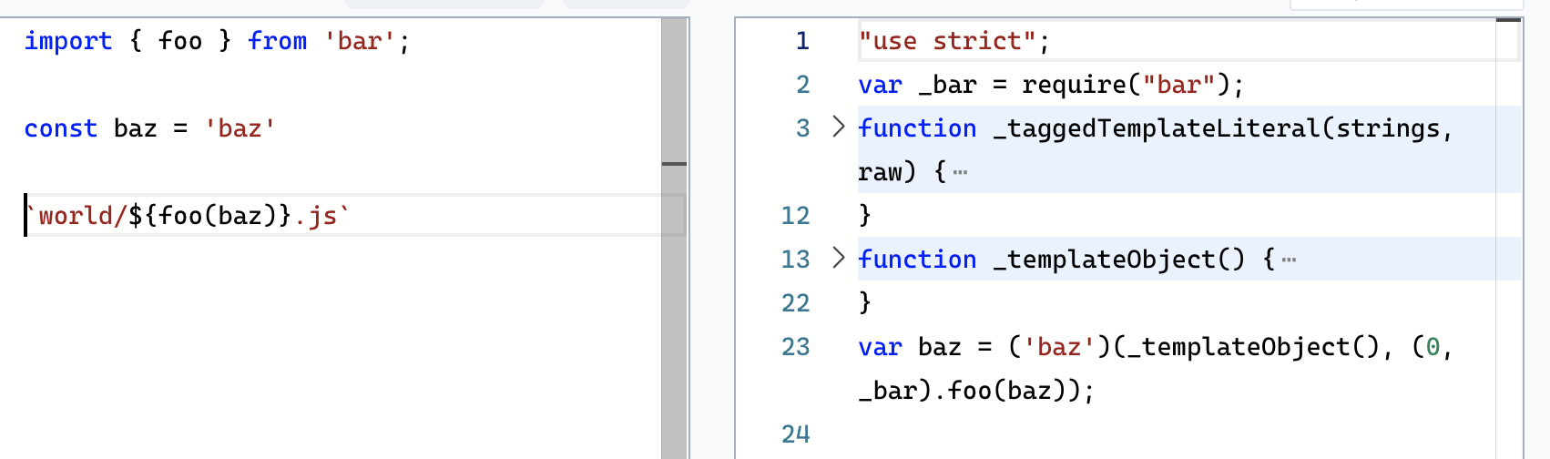 ReferenceError in imported variables in dynamic imports · Issue #3438 ...