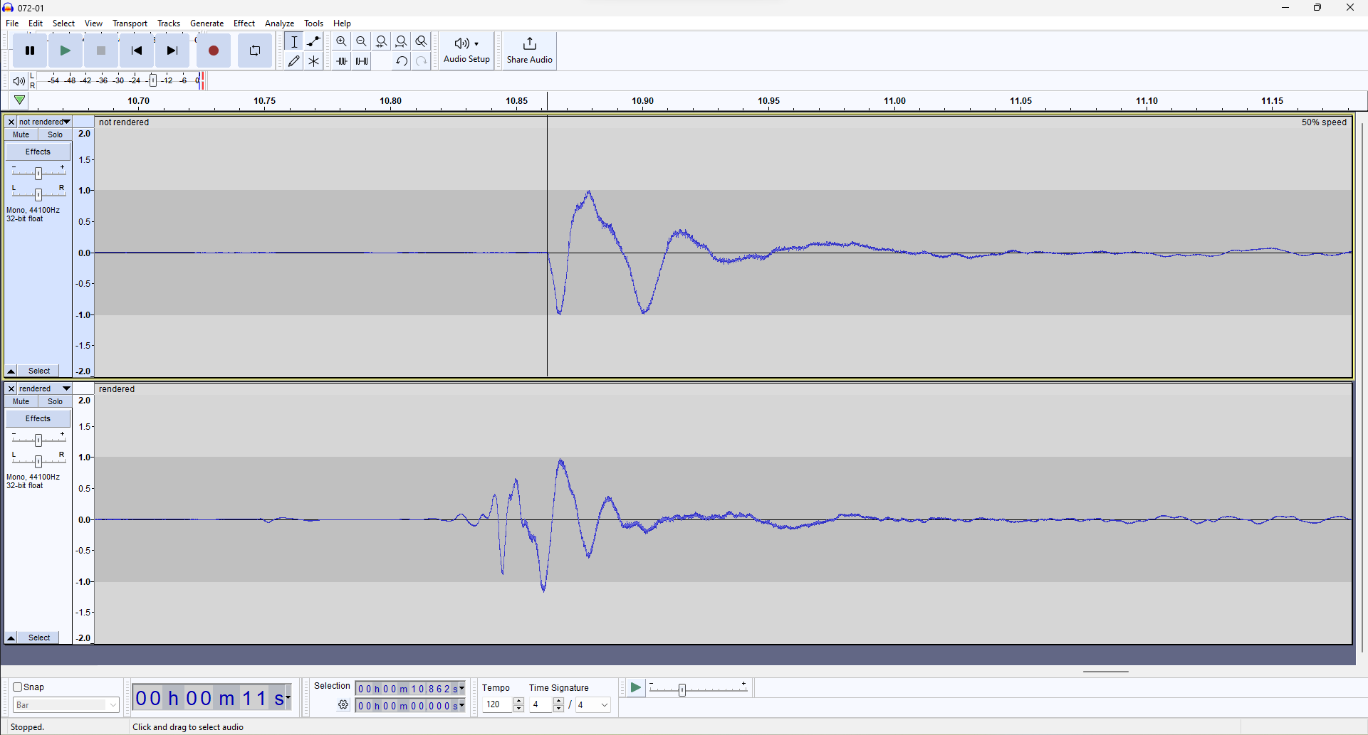 Improve delay estimation in timestretcher · Issue 5206 · audacity
