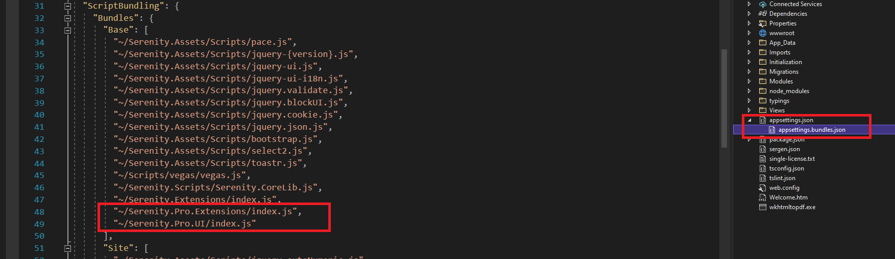 solved: assistance required - javascript syntax error:... Pro.Extensions js error not found · serenity-is · Discussion #6015 · GitHub