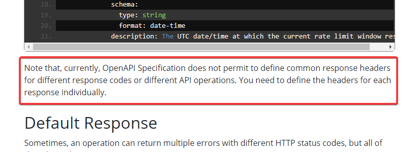 Incorrect Statement - Describing Responses - Common Response Headers