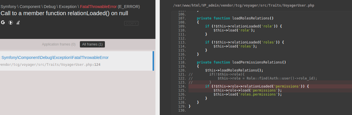 [BUG] User role is null sometimes · Issue #3962 · thedevdojo/voyager ...