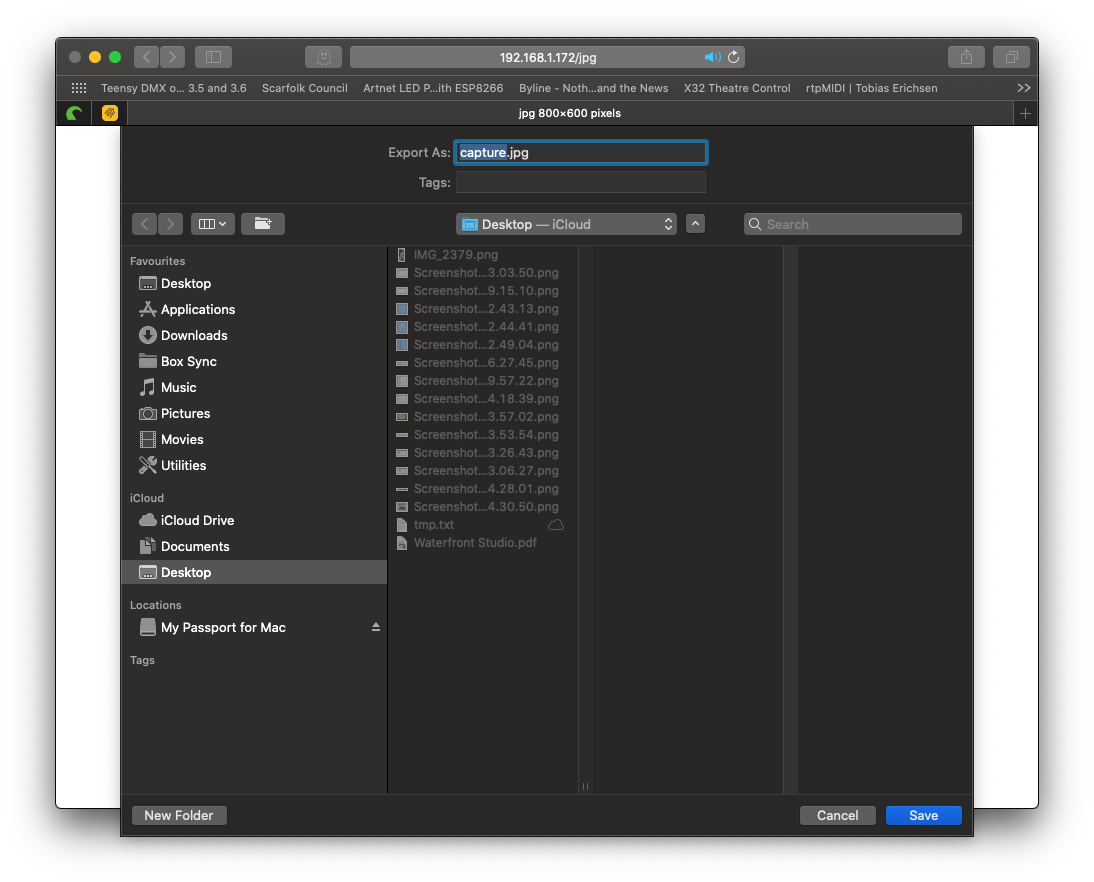 Unable to get still jpg image in Home app ESP32 Cam running RTSP