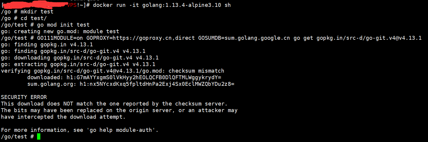 checksum mismatch · Issue #46 · goproxy/goproxy.cn · GitHub