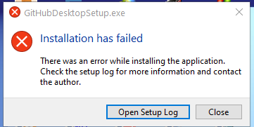 Don't install W10, 1909, x64 · Issue #10036 · desktop/desktop · GitHub