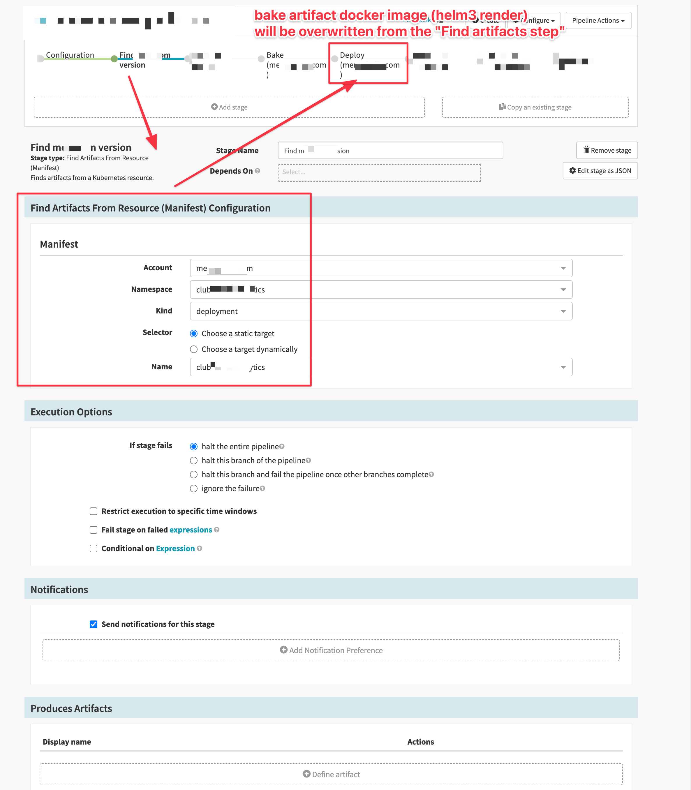 Find Artifacts From Resource overrides docker image baked by helm3 ...