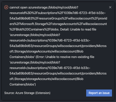 Error when creating nested blobs in the Azure view · Issue #601 ...