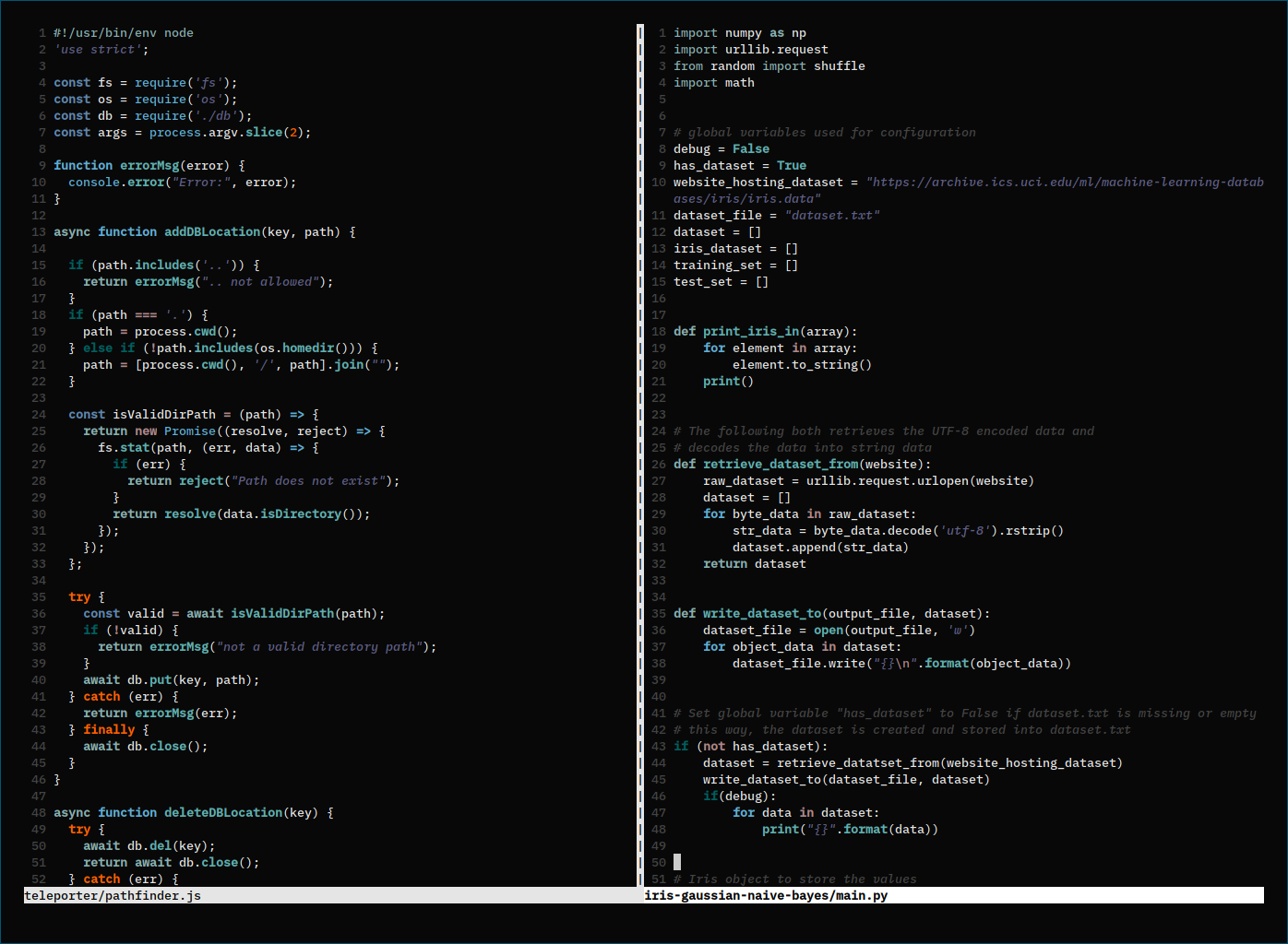 GitHub - cliuj/vim-siberia: A dark vim theme based on snow nights and ...
