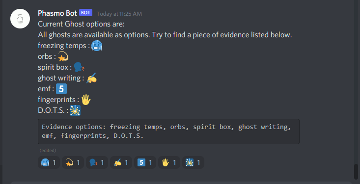 GitHub - WhatAMan234/PhasmophobiaDiscordBot: Phasmophobia Discord Bot