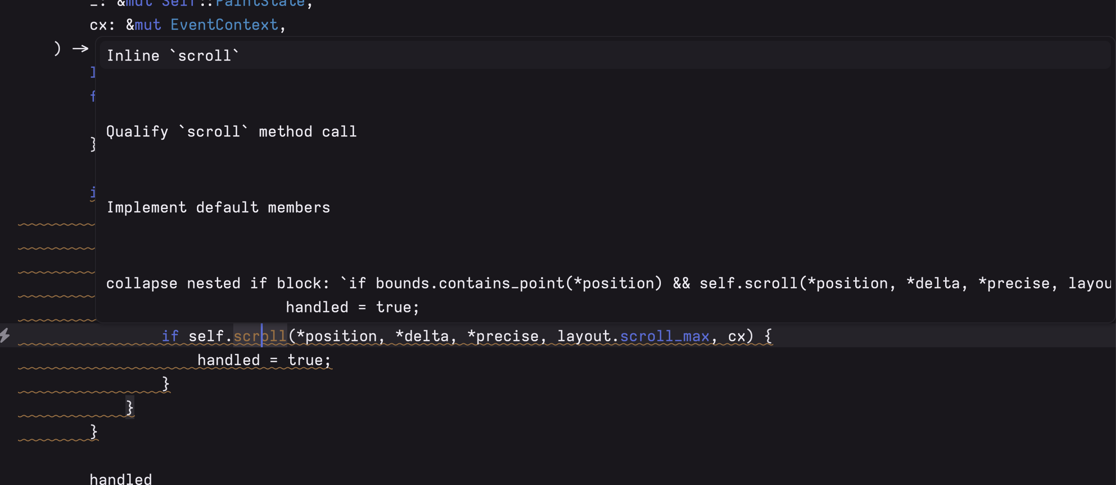 Display bug with code actions on large blocks · Issue #1491 · zed ...