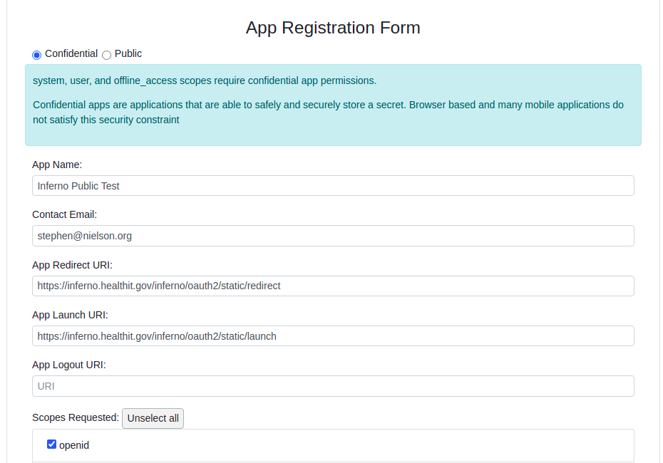 MU3 Demo Site Setup for FHIR Inferno Testing · Issue #4585 · openemr ...