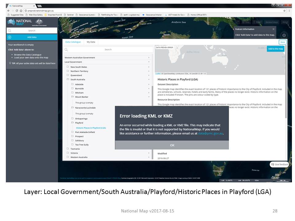 National Map v2017-08-15 pre-release test - Error loading KML or KMZ ...