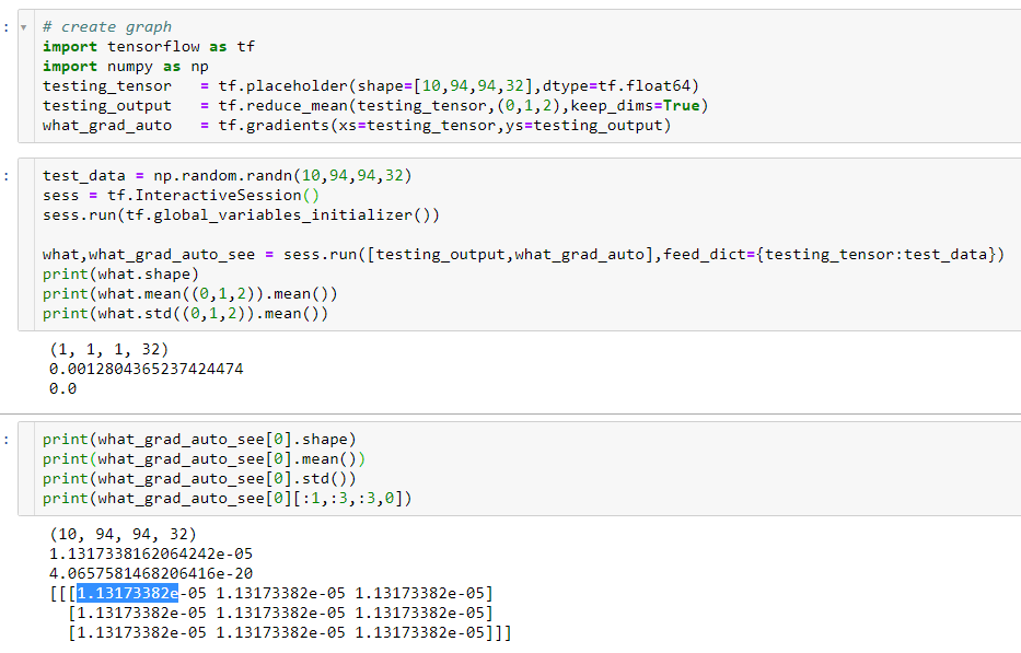 Possible Error for tf Gradient on mean · Issue #23665 · tensorflow ...