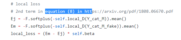 Question about the loss function · Issue #1 · 11-626/Deep-INFOMAX · GitHub