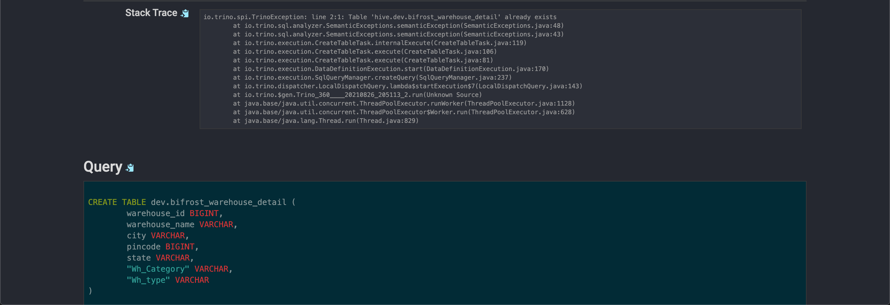 Superset CSV upload Create table is executed before `Drop` table