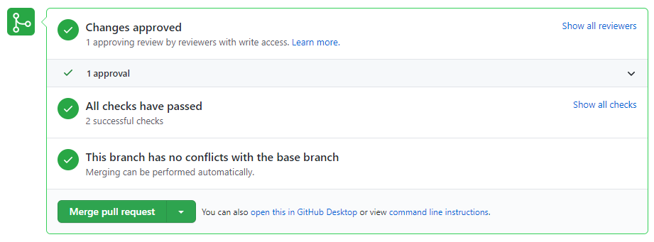 Pull Request Ready for merge