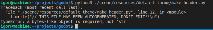 Script make_header.py run with error in Python 3. · Issue #19043 ...