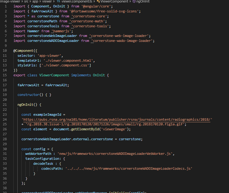 Tools not working in Angular 8 · Issue 1149 · cornerstonejs