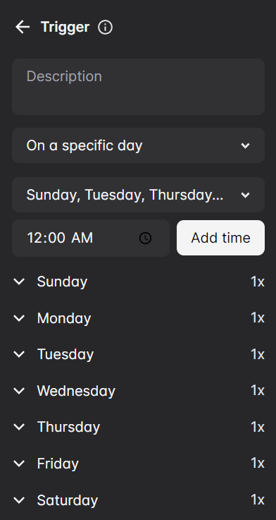 trigger once a day. · Issue #7 · AutomaApp/documentation · GitHub