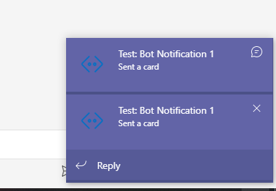 Teams Bot Notification Message for Adaptive Card not showing correctly ...