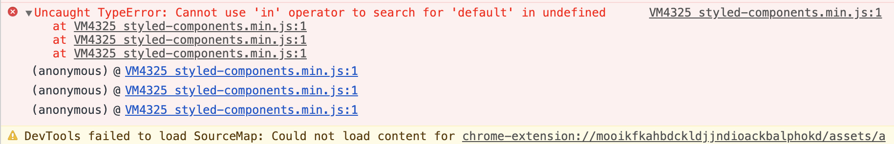 Getting Error while using styled-components with CDN · Issue #3272 ...