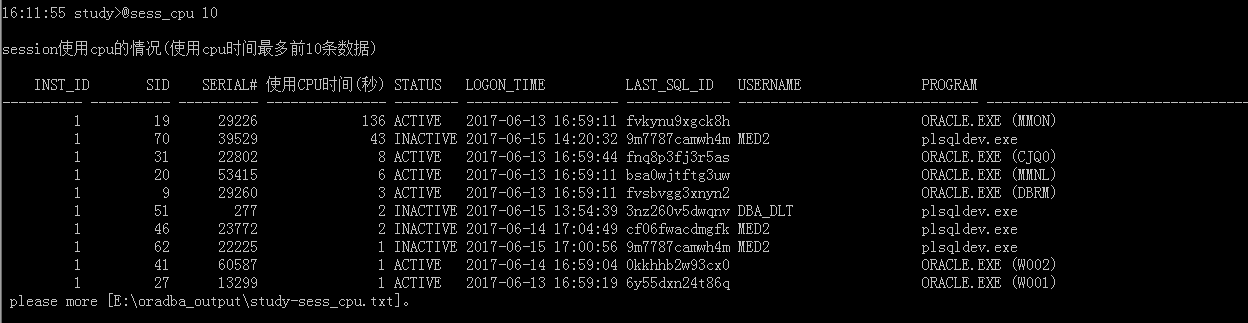Oracle Session Id oracleMonitor/docs/session.md at master · denglt/oracleMonitor · GitHub