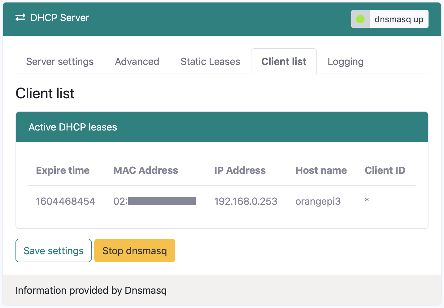 DHCP for eth0 · Issue 324 · RaspAP/raspapwebgui · GitHub